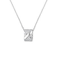 [Plus Jewelry]LIENS EVIDENCE DIAMOND PAVED NECKLACE