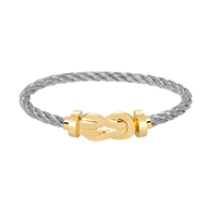 [Plus Jewelry]CHANCE LARGE 8 FIGURE BUCKLE NO DIAMOND BRACELET GOLD