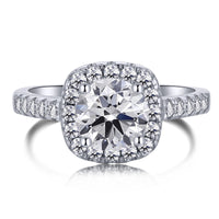 [Plus Jewelry]Dazzling Resplendent Round Cut Wedding Ring