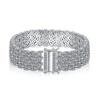 [Plus Jewelry]Ornate Elegant Round Cut Party Bracelet