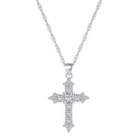 [Plus Jewelry]Delicate Cross Shape Necklace