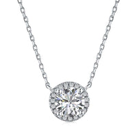 [Plus Jewelry]Luxurious Round Cut Necklace
