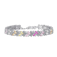 [Plus Jewelry]Dazzling Unique Multi Shape Daily Bracelet