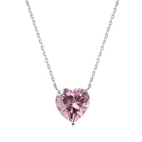 [Plus Jewelry]6.0 carat Radiant Heart Shape Necklace