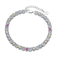 [Plus Jewelry]Dazzling Radiant Multi Cut Daily Bracelet