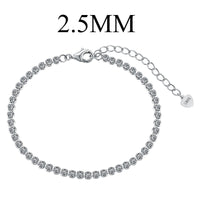 [Plus Jewelry]Dazzling Sparkling Round Cut Daily Bracelet