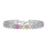 [Plus Jewelry]Delicate Colorful Multi Cut Party Bracelet