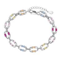 [Plus Jewelry]Dazzling Colorful Daily Bracelet