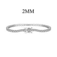 [Plus Jewelry]Dazzling Exquisite Round Cut Daily Bracelet
