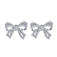 [Plus Jewelry]Dainty Bow Shape Earrings