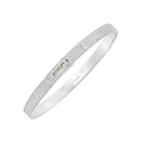 [Plus Jewelry]HM KELLY BRACELET IN SILVER AND FULL PAVE DIAMOND