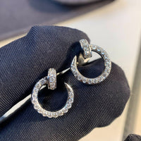 [Plus Jewelry]JUSTE EARRINGS SILVER DIAMONDS