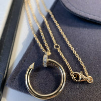 [Plus Jewelry]JUSTE NECKLACE PINK GOLD