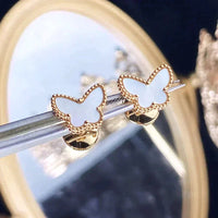 [Plus Jewelry]SWEET BUTTERFLY MOP EARSTUDS