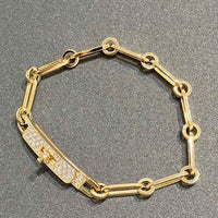 [Plus Jewelry]CHAINE BRACELET SMALL MODEL DIAMOND