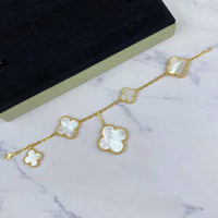 [Plus Jewelry]MAGIC CLOVER MOP GOLD BRACELET 5 MOTIFS