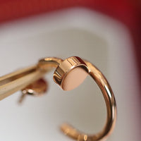 [Plus Jewelry]JUSTE EARRINGS PINK GOLD