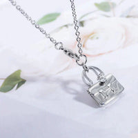 [Plus Jewelry]AMULETTE PEDANT SILVER NECKLACE