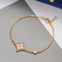 [Plus Jewelry]STAR 1 DIAMOND PINK GOLD BRACELET