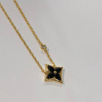 [Plus Jewelry]STAR BLACK MOP NECKLACE