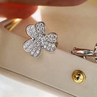 [Plus Jewelry]CLOVER COMOS DIAMOND EARRINGS SILVER