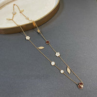 [Plus Jewelry]LUCKY SPRING 15 MOTIFS GOLD NECKLACE