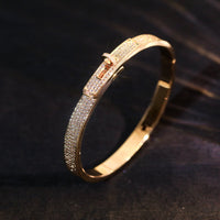 [Plus Jewelry]KELLY BRACELET DIAMOND PAVED