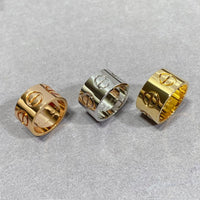 [Plus Jewelry]LOVE 11MM LARGE RING