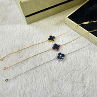 [Plus Jewelry]CLOVER 1 MOTIF PIETERSITE BRACELET