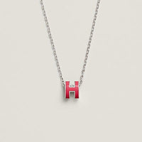 [Plus Jewelry]H NECKLACE PINK