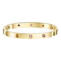 [Plus Jewelry]Classic 6.1mm Love Bracelet 10-Diamond Multicolor