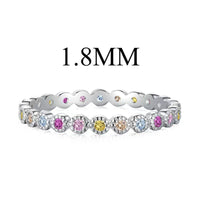 [Plus Jewelry]Unique Scintillating Round Cut Daily Ring