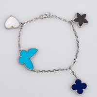 [Plus Jewelry]LUCKY SPRING SILVER BRACELET 4 MOTIF