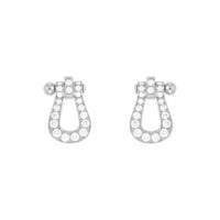 [Plus Jewelry]FORCE 10 FULL DIAMOND STUD EARRINGS MINI MODEL