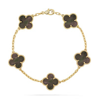[Plus Jewelry] CLOVER 5 MOTIF GRAY MOP BRACELET COLLECTION