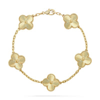 [Plus Jewelry] CLOVER 5 MOTIF LASER BRACELET COLLECTION