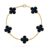 [Plus Jewelry]CLOVER 5 MOTIF PIETERSITE BRACELET COLLECTION