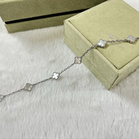 [Plus Jewelry]CLOVER 6 MOTIF WHITE MOP BRACELET