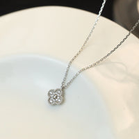 [Plus Jewelry]CLOVER MINI 9.5MM PENDANT DIAMOND NECKLACE