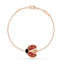[Plus Jewelry]LUCKY SPRING 1 MOTIF PINK GOLD BRACELET
