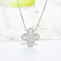 [Plus Jewelry]LOOP NECKLACE FULL MOTIF DIAMOND 16MM MULTIPLE COLORS