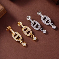 [Plus Jewelry]HM CHAINE DIAMOND EARRINGS