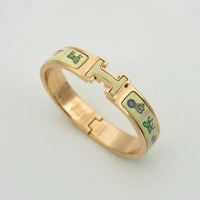 [Plus Jewelry]H PINK GOLD BRACELET CREAM CERAMIC