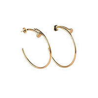 [Plus Jewelry]JUSTE EARRINGS GOLD DIAMONDS 1.8MM