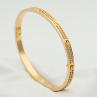 [Plus Jewelry]LOVE BRACELET 3.65MM DIAMOND-PAVED