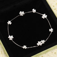 [Plus Jewelry]FRIVOLE SILVER 9 FLOWERS NECKLACE
