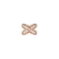 [Plus Jewelry]JEUX DE PINK GOLD DIAMOND EARRINGS