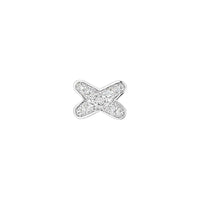 [Plus Jewelry]JEUX DE SILVER DIAMOND EARRINGS