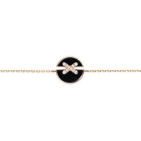 [Plus Jewelry]JEUX DE BRACELET ONYX PINK GOLD DIAMOND