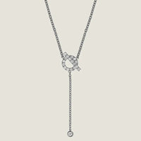 [Plus Jewelry]FINESSE SILVER DIAMOND NECKLACE